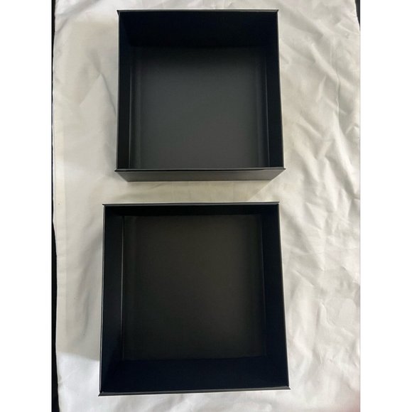 Chanel Gift Empty Box Storage  Black  8.5 x 8.5" x 4" - Picture 5 of 8
